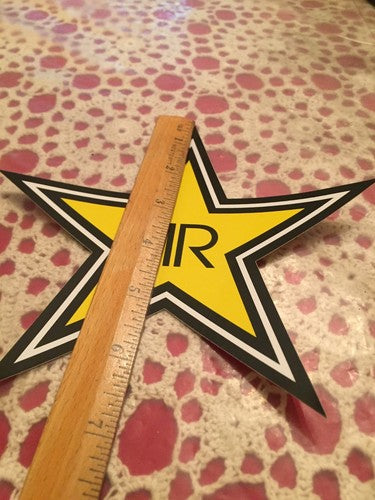 10 Authentic Rockstar Energy Drink Stickers Decal / Sign / Stars BMX Motocross