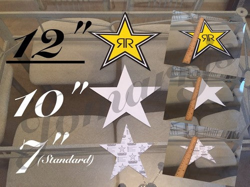1~ Large 12" Authentic Rockstar Energy Drink Sticker Decal Sign Logo Moto Racing