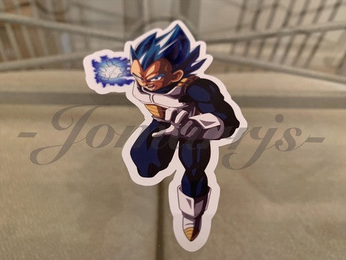 Dragon Ball Z Vegeta (b.) Sticker Vinyl Sign Comic DBZ super saiyans
