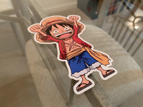 One Piece - Anime - Monkey D. Luffy Chibi Sticker Decals Vinyl manga