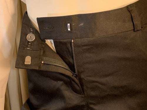 NWT ATTENTION Womens Crop Capri Slacks Black Pants Modern Contour Boot Cut Sz 10