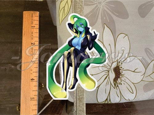 Monster Mesume Anime Suu Slime Girl Custom Bikini Sun Fun Sticker art ecchi a.