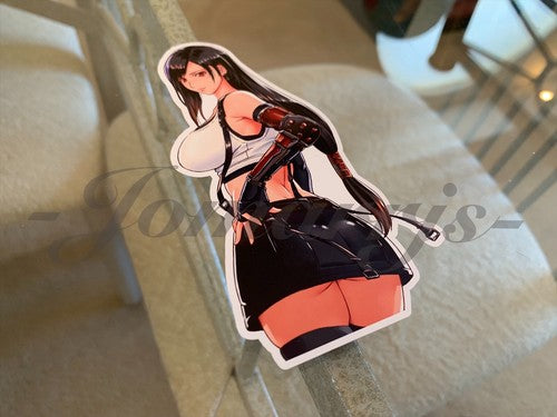 Final Fantasy Gaming Tifa Lockhart Sticker Decals Vinyl ff 7 anime