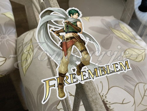 Fire Emblem - Anime Sothe Fire Emblem Logo Custom Colored Sticker Vinyl Decal 2