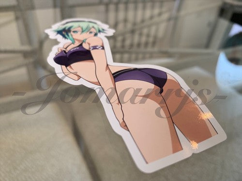 Sword Art Online - Anime - Sinon Shino Asada Bikini Sun Fun b. Sticker Vinyl SAO