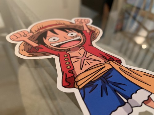 One Piece - Anime - Monkey D. Luffy Chibi Sticker Decals Vinyl manga