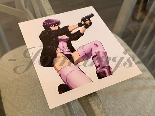 Ghost in the Shell - Anime - Major Motoko Kusanagi Sticker Decal Vinyl laptop d.