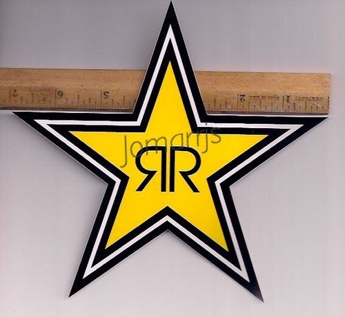 NEW (5) Rockstar Energy Star Decals Stickers LOT Official Authentic Merchandise