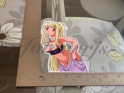 Fullmetal Alchemist Anime - Winry Rockbell Custom Colored Sticker Decal manga