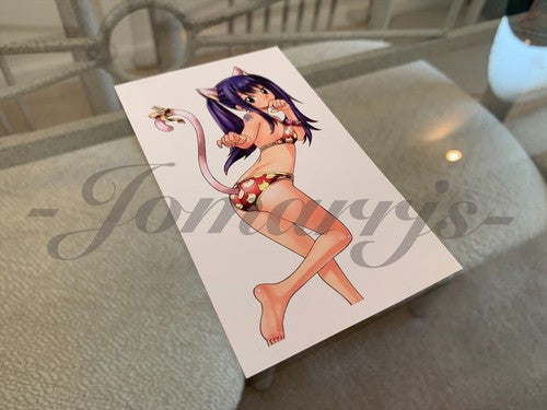 Fairy Tail - Anime - Wendy Marvell Bikini Sun Fun b. Custom Vinyl Sticker