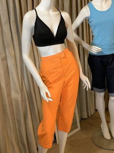 NWT Style & Co. Sport Women's Orange  Active Capri Beach Outdoor Pants Size: 10