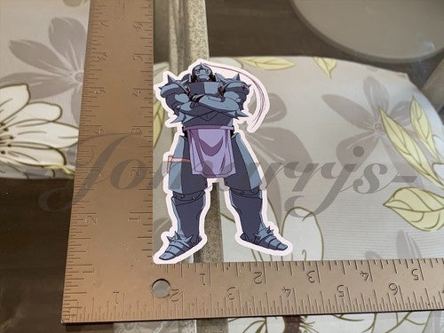 Fullmetal Alchemist - Anime - Alphonse Elric Custom Colored Sticker Decal manga