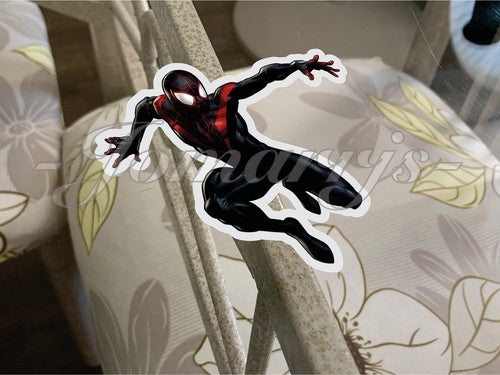 Spiderman - Anime - Miles Morales Spider-Man Custom Sticker Decal manga Marvel