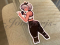 Pokemon - Anime - Bea “Selfie” Sexy Custom Sticker Decal 7