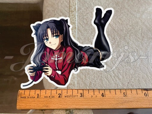 Fate Anime Rin Tohsaka “I’m Game” Sticker Vinyl Decal Custom manga slap