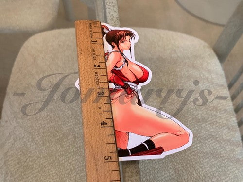 King of Fighters - Anime - Mai Shiranui Bikini Sun Fun Sticker Decals Vinyl #4