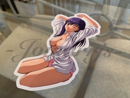 Fate - Anime - Sakura Matou “Nightgown” Vinyl Sticker lingerie manga laptop