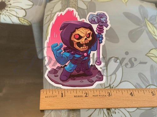 He-Man - Anime - Skeletor Keldor Chibi Custom Sticker Decal Sign dc comic