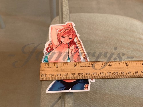 One Piece - Anime - Nami Bikini Sun Fun Sticker Decals Vinyl manga