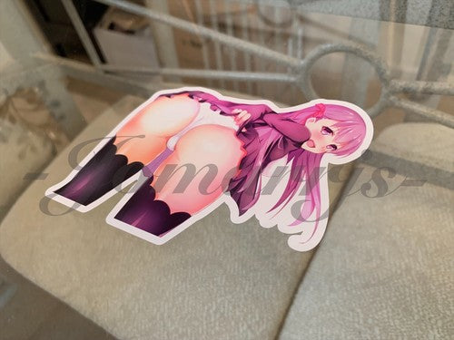 Fate - Anime - Sakura Matou “Peek” Vinyl Sticker lingerie manga laptop binder