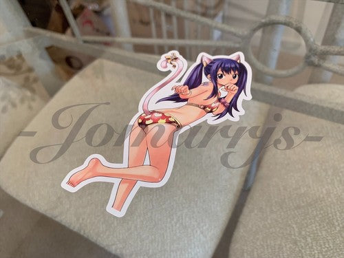 Fairy Tail - Anime - Wendy Marvell Bikini Sun Fun b. Custom Vinyl Sticker