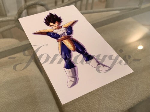 Dragon Ball Z Vegeta (e.) Sticker Vinyl Sign Comic DBZ super saiyans