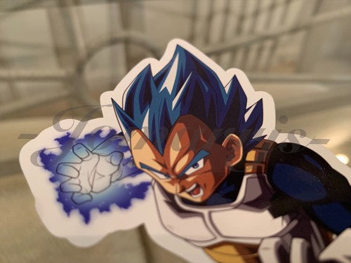 Dragon Ball Z Vegeta (b.) Sticker Vinyl Sign Comic DBZ super saiyans