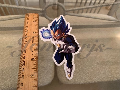 Dragon Ball Z Vegeta (b.) Sticker Vinyl Sign Comic DBZ super saiyans