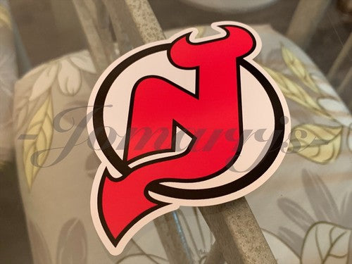 New Jersey Devils Hockey Team Logo NHL Sticker Decal Vinyl #NJDevils