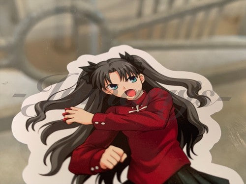 Fate - Anime - Rin Tohsake Sticker Vinyl Decal Custom manga laptop binder