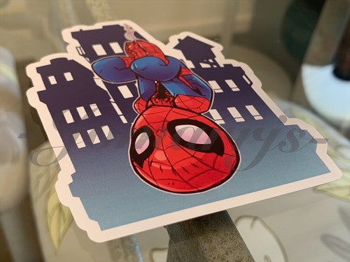 Spiderman - Anime - Spider-Man Chibi Custom Sticker Decal Sign manga Marvel