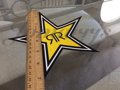 3 Authentic Rockstar Energy Drink Stickers Decal Logo BMX Motocross Racing
