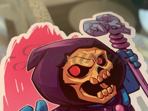 He-Man - Anime - Skeletor Keldor Chibi Custom Sticker Decal Sign dc comic