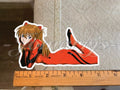 Neon Genesis Evangelion Asuka Langley Custom Sticker Decal a. Manga Anime