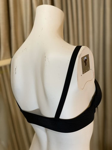 Warners 34B Nylon Black Bra Underwire Intimate lingerie NWOT