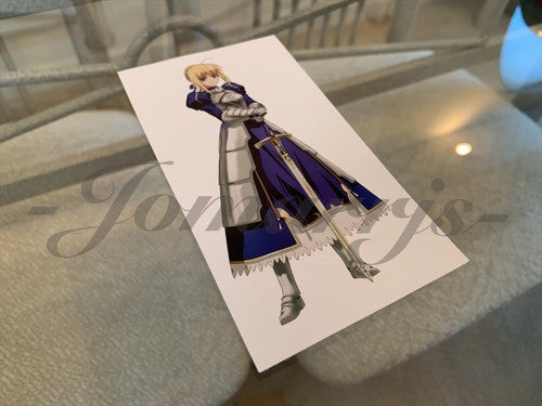 Fate - Anime - Artoria Pendragon Saber Sticker Vinyl Decal Custom manga laptop