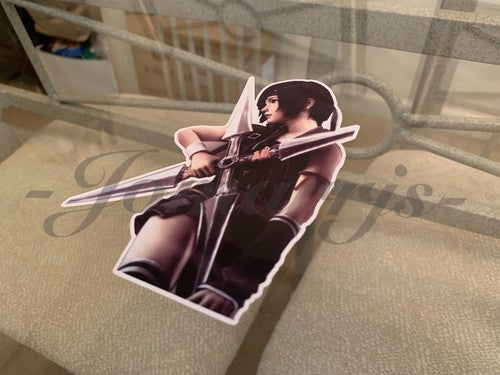 Final Fantasy - Gaming - Yuffie Kisaragi Sticker Decals Vinyl ff 7 anime vii B.