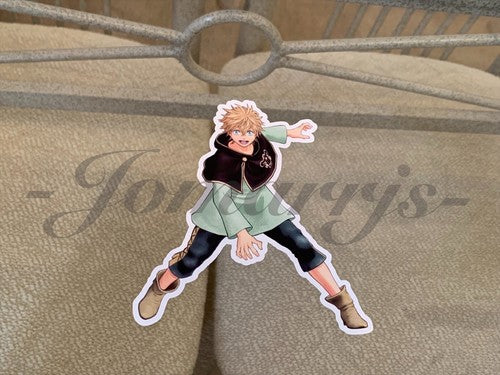 Black Clover - Anime - Luck Voltia Sticker Vinyl Decal Custom manga laptop