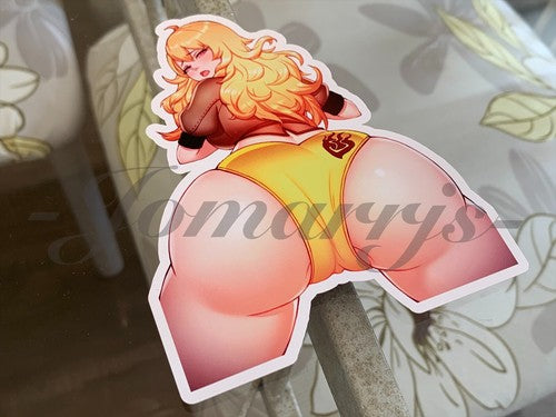 RWBY - Anime - Yang Xiao Long Sexy Custom Sticker Decal manga huntress b