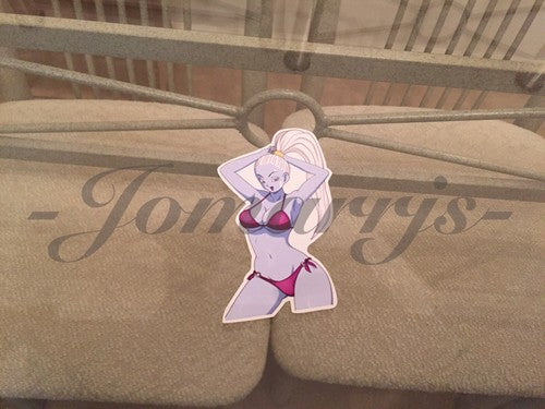 Dragon Ball Z - Anime - Vados Bikini “Hair-Tied” Sun Fun Sticker Decal Vinyl DBZ
