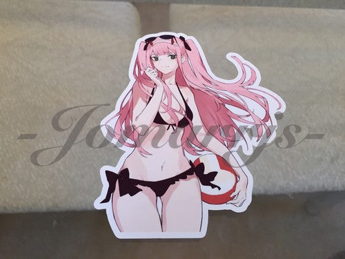 Darling in the Franxx - Anime - 002 "Zero Two" Bikini Sticker Decal Vinyl manga