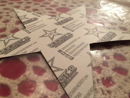 10 Authentic Rockstar Energy Drink Stickers Decal / Sign / Stars BMX Motocross
