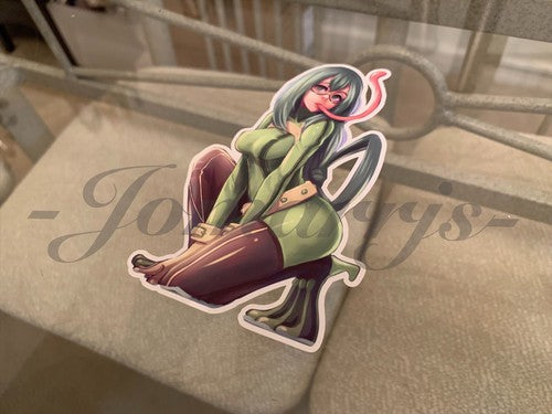 My Hero Academia - Anime - Froppy Tsuyu Asui (a.) Sticker Vinyl manga sexy