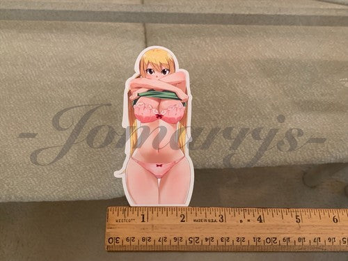 Fairy Tail - Anime Lucy Heartfilia “Disrobe” Lingerie Sticker Vinyl Bikini manga