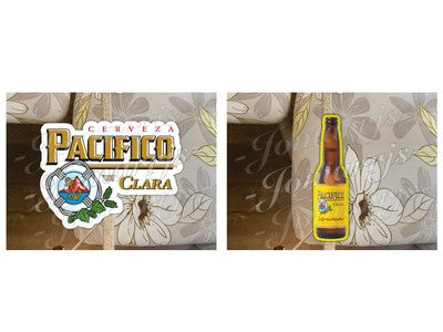 Pacifico Clara Cerveza Mexican Beer Logo Vinyl Sticker Decal fan tumbler car