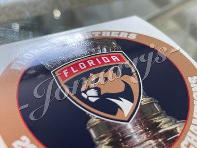 Florida Panthers 2025 Stanley Cup Champions Custom Sticker Decal NHL 3"-18"