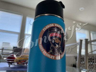 Florida Panthers 2025 Stanley Cup Champions Custom Sticker Decal NHL 3"-18"