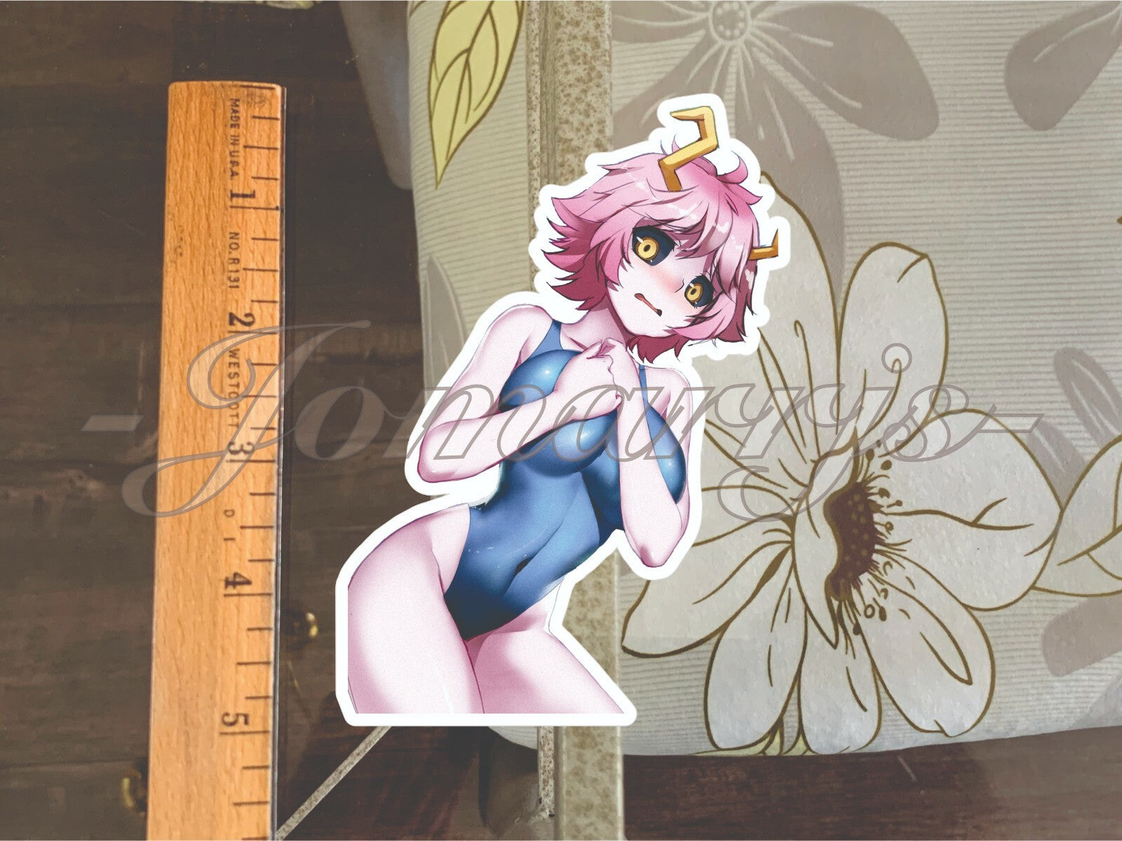 My Hero Academia Anime Ashido Mina Bikini Sun Fun Sticker Vinyl manga 1.