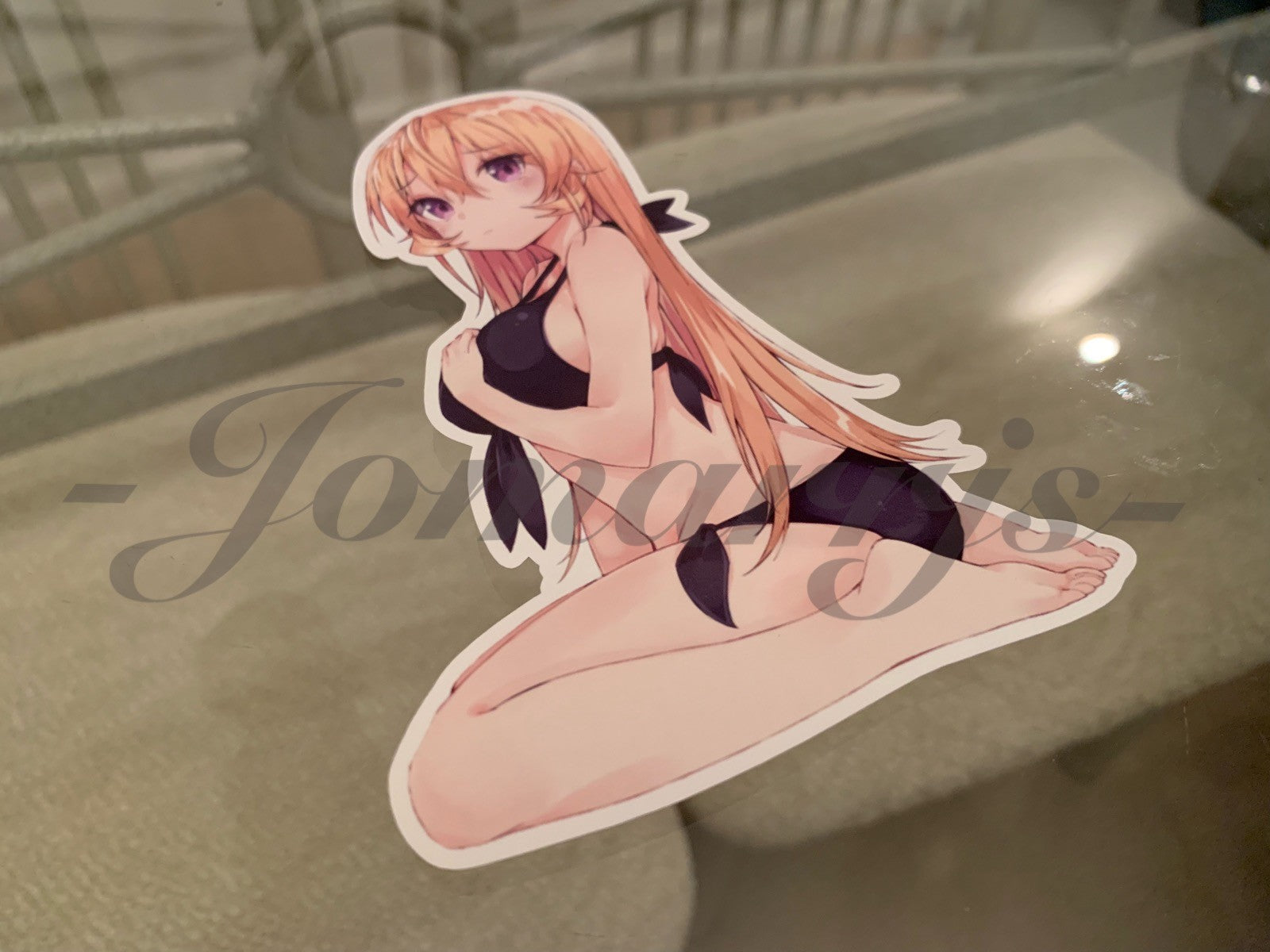 Food Wars! Shokugeki no Soma - Anime - Erina Nakiri Bikini Sun Fun Sticker Decal