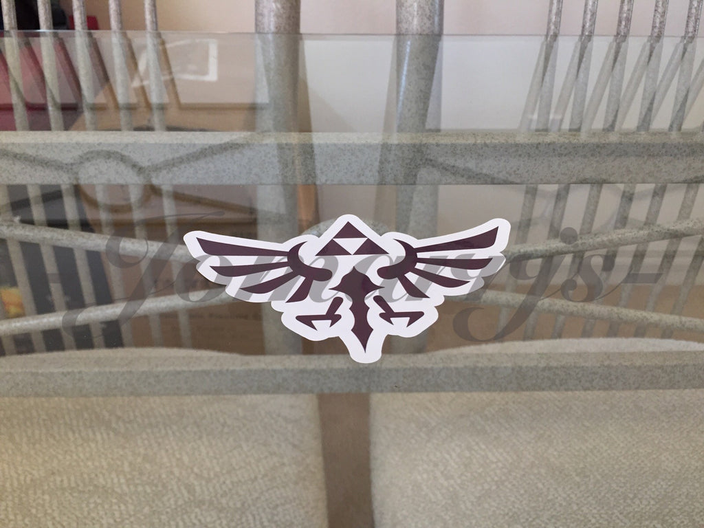 Zelda - Gaming - Triforce Logo Sticker Decals Vinyl console Laptop anime 3 Sizes